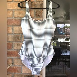 POLO Ralph Lauren striped nautical swimsuit size L.